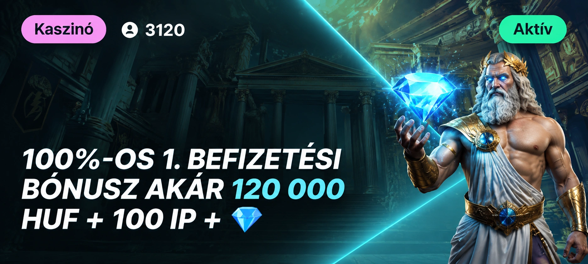 RoyalSea üdvözlő bónusz: 100% akár 120 000 Ft és 100 ingyenes pörgetés